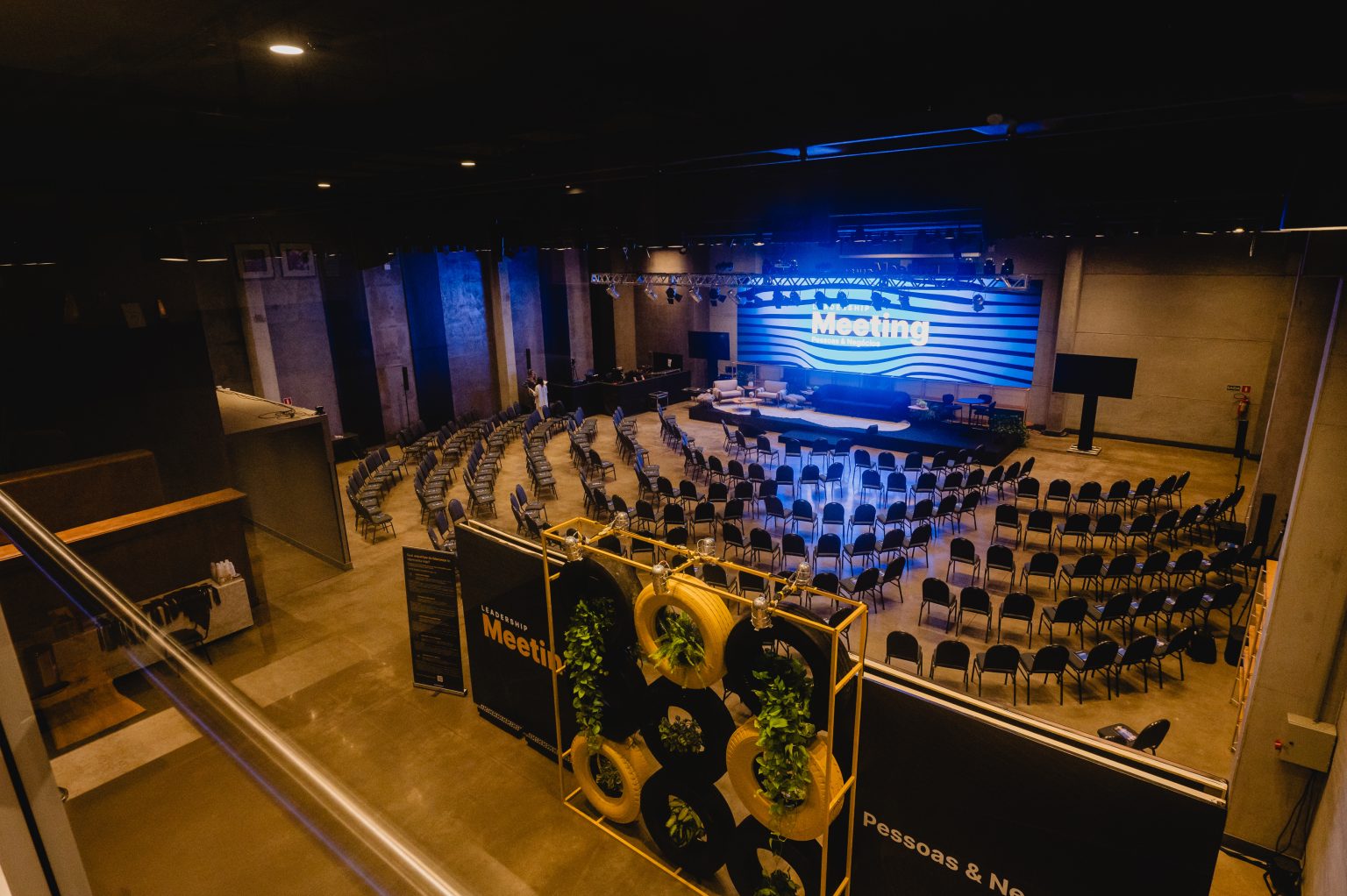 Estrutura completa para evento corporativo