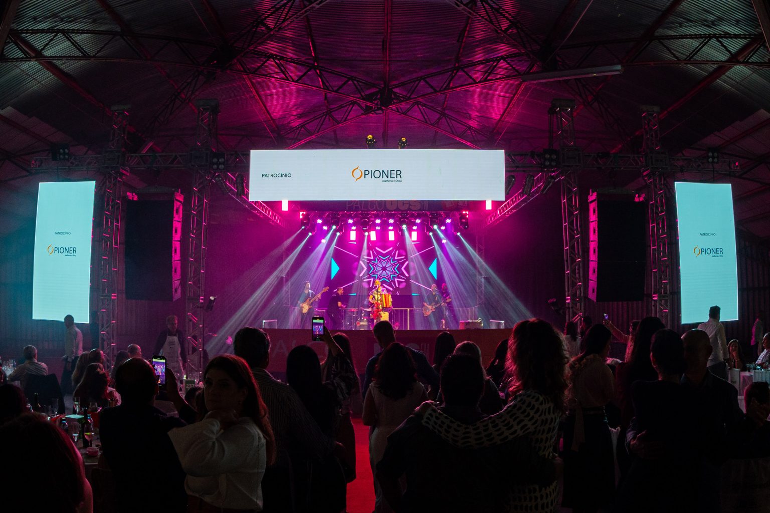 Evento produzido pela Aero Audiovisual